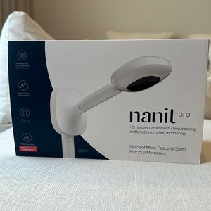 Nanit Pro Smart Baby Monitor and Wall Mount NEW (open box)